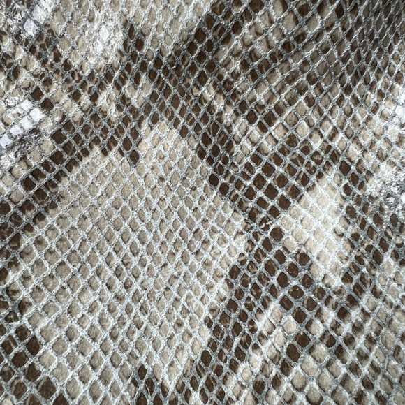 *NEW* Michael Kors Python Leather, Cross Body Chain Tote - Picture 11 of 15